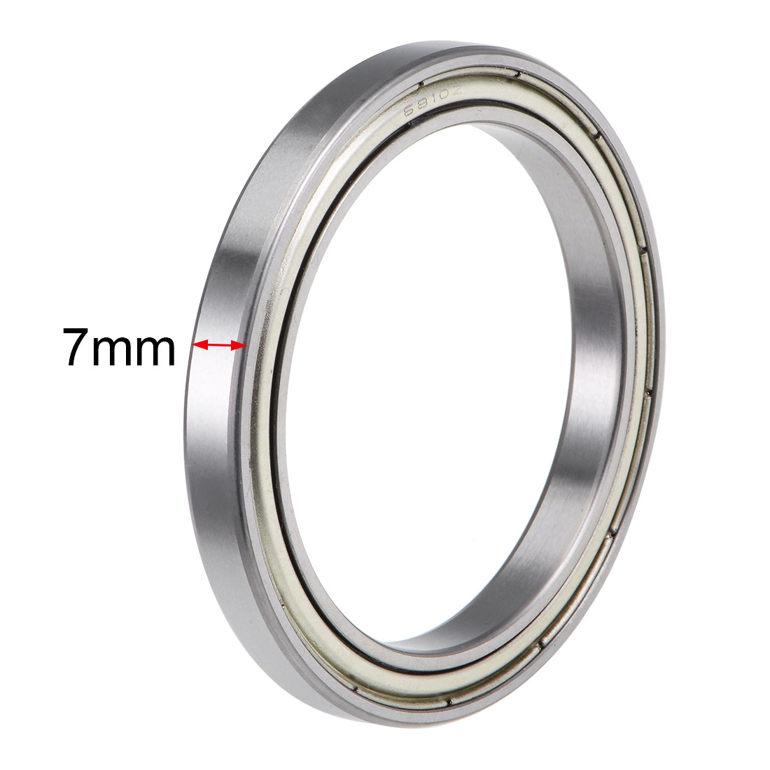 uxcell Uxcell Deep Groove Ball Bearings Thin Section Double Shield Chrome Steel ABEC1