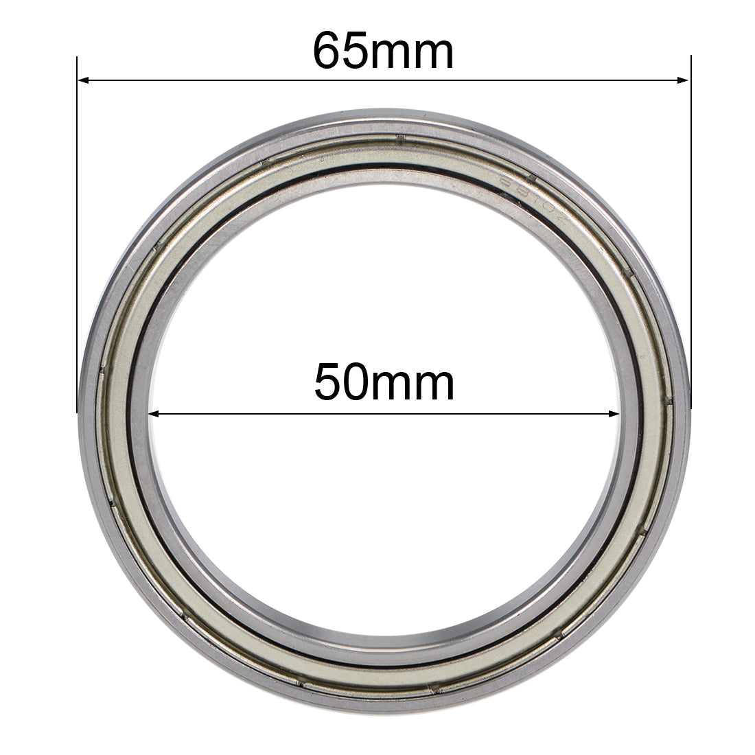 uxcell Uxcell Deep Groove Ball Bearings Thin Section Double Shield Chrome Steel ABEC1