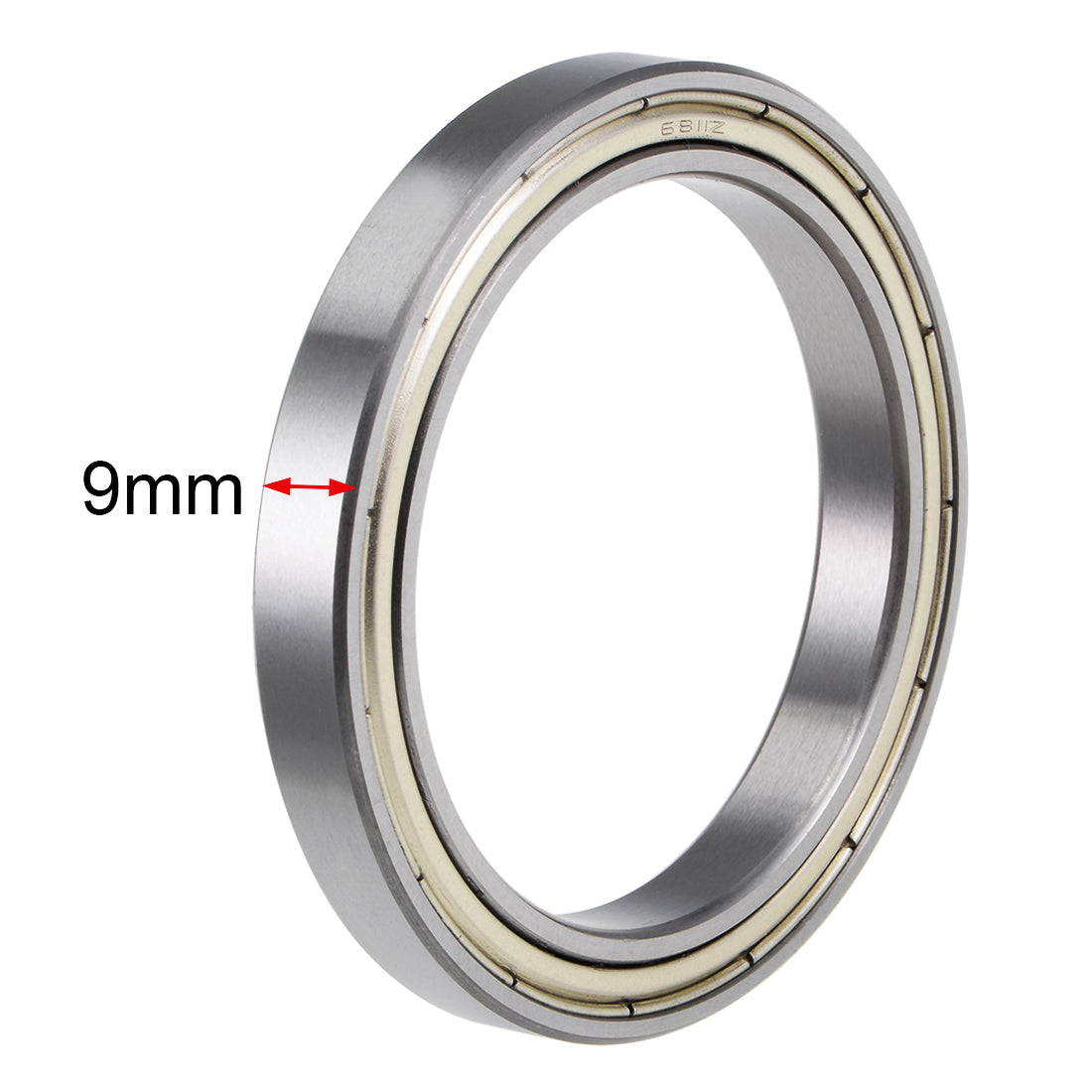 uxcell Uxcell Deep Groove Ball Bearings Thin Section Double Shield Chrome Steel ABEC1