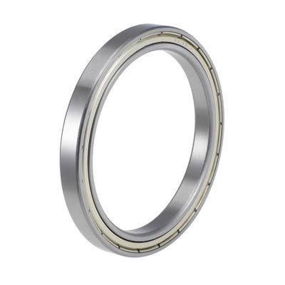 Harfington Uxcell Deep Groove Ball Bearings Thin Section Double Shielded Chrome Steel