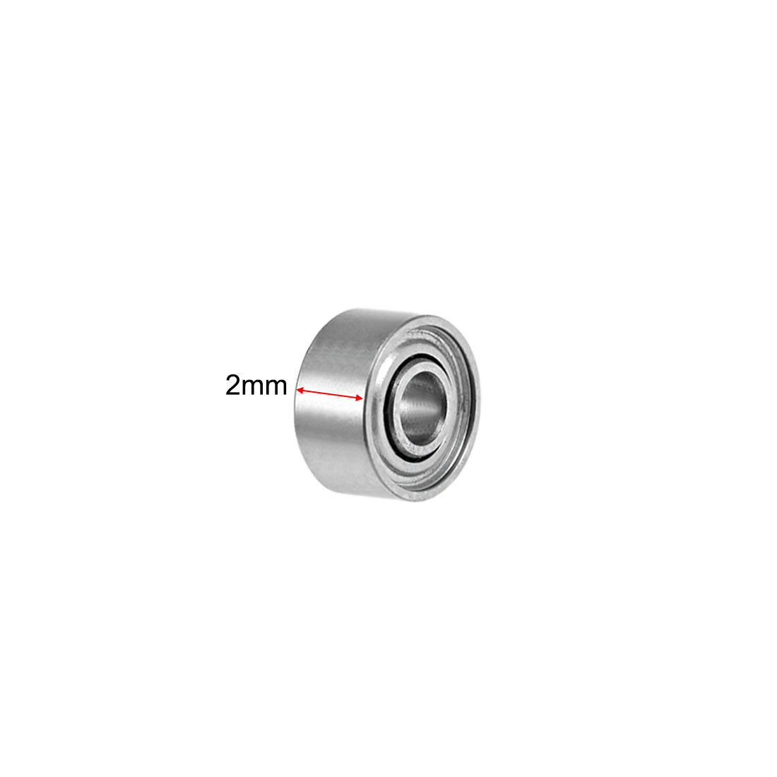 uxcell Uxcell Deep Groove Ball Bearings Z2 Double Shield Chrome Steel