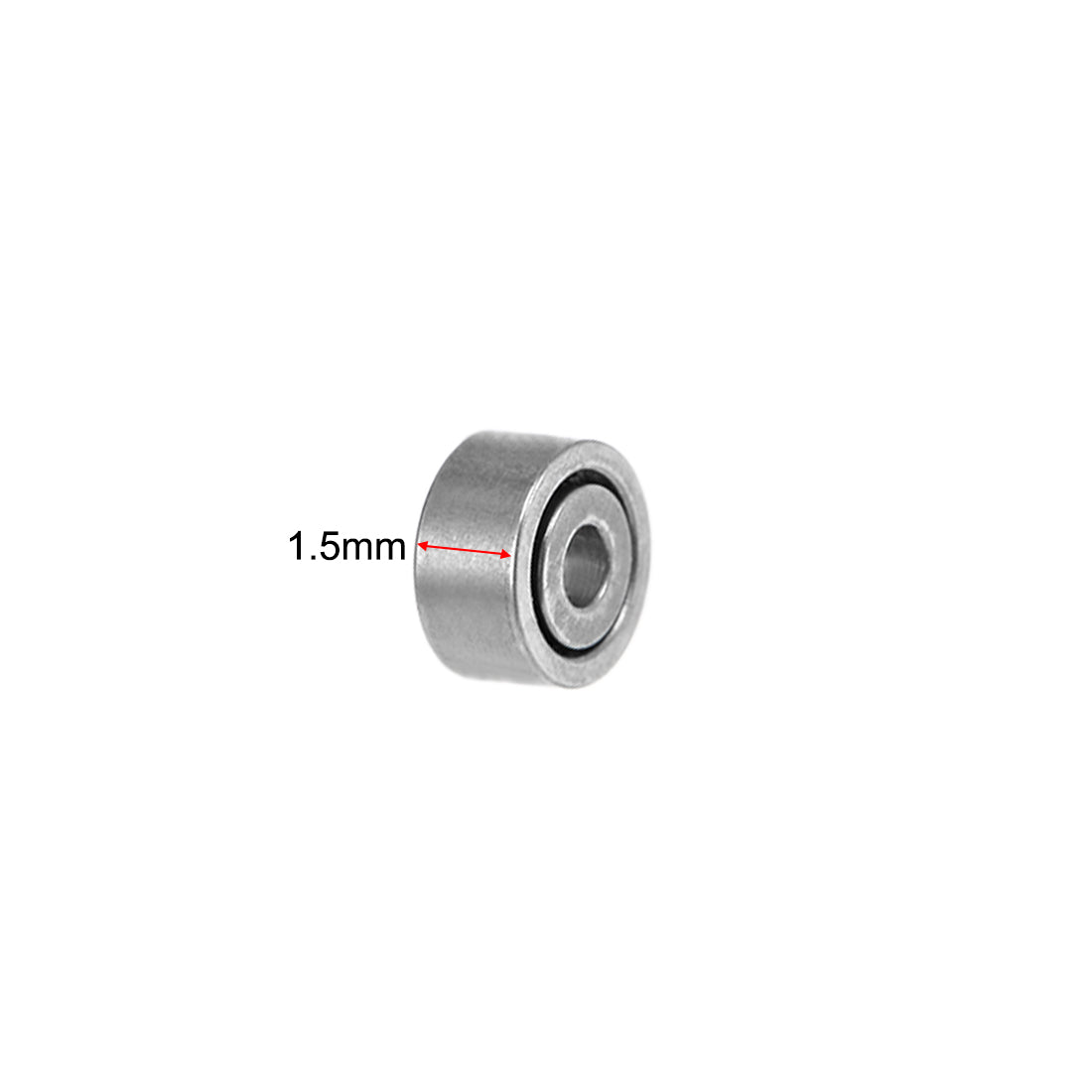 uxcell Uxcell Miniature Deep Groove Ball Bearings Open Type Chrome Steel Bearing