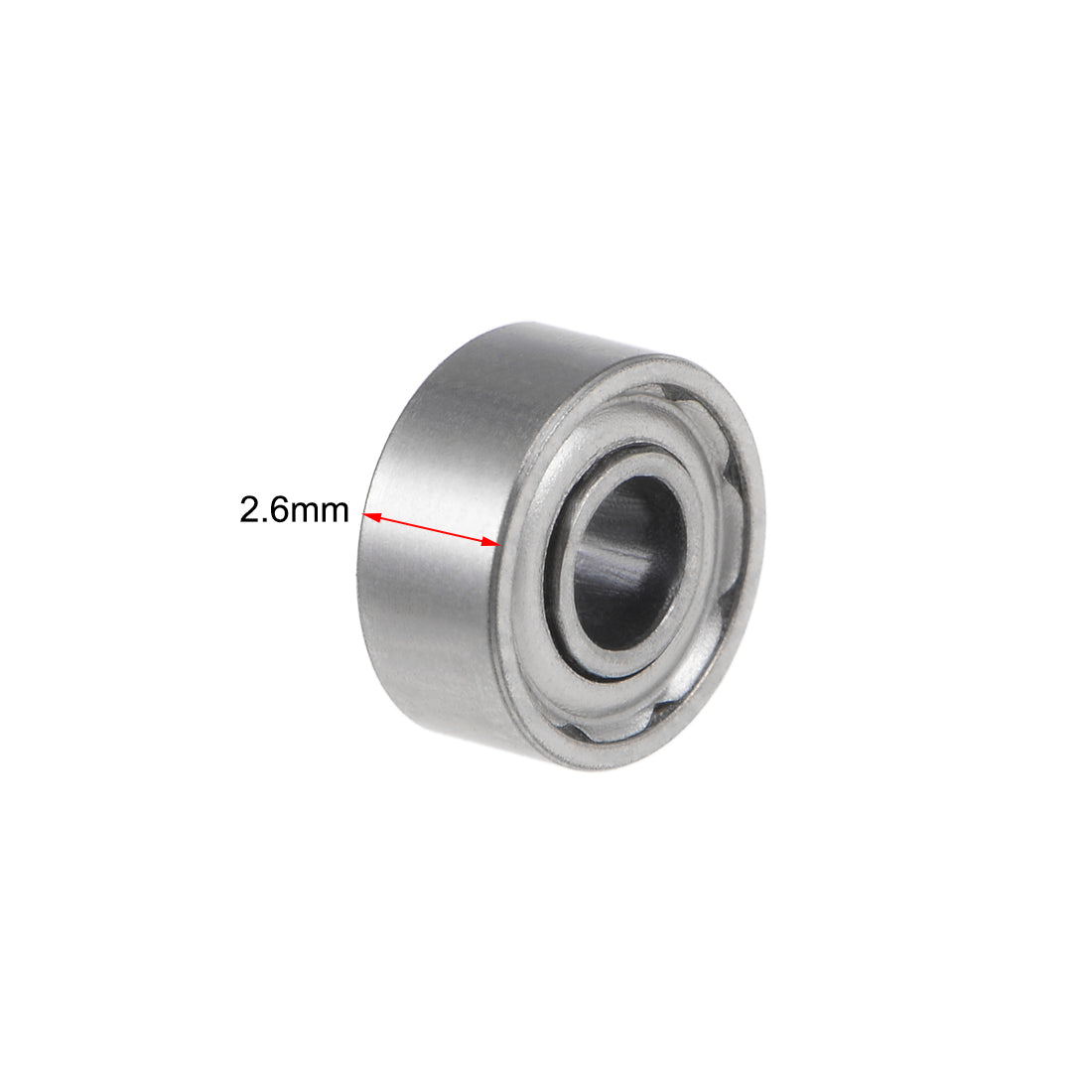 uxcell Uxcell Deep Groove Ball Bearings Z2 Double Shield Chrome Steel