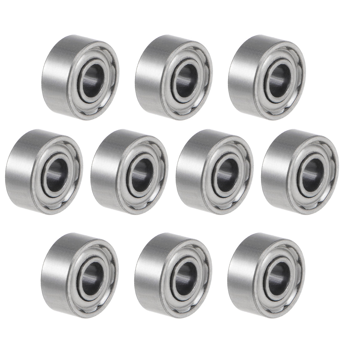 uxcell Uxcell Deep Groove Ball Bearings Z2 Double Shield Chrome Steel