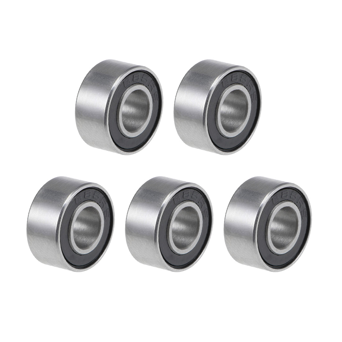 uxcell Uxcell Deep Groove Ball Bearings Metric Double Sealed Chrome Steel Rollers Z2