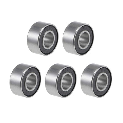 Harfington Uxcell Deep Groove Ball Bearings Metric Double Sealed Chrome Steel Rollers Z2