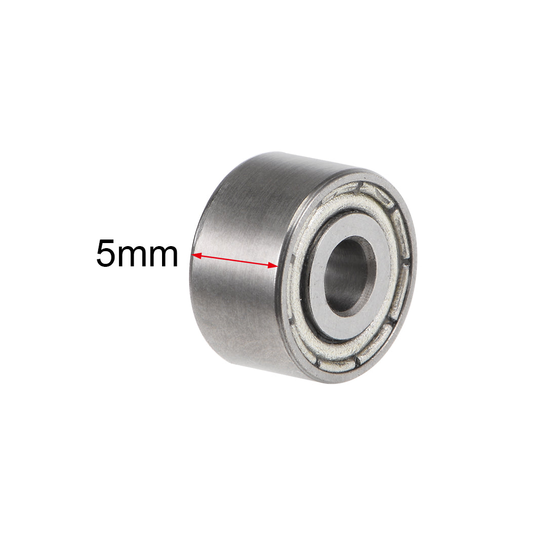 uxcell Uxcell Deep Groove Ball Bearings Z2 Double Shield Chrome Steel