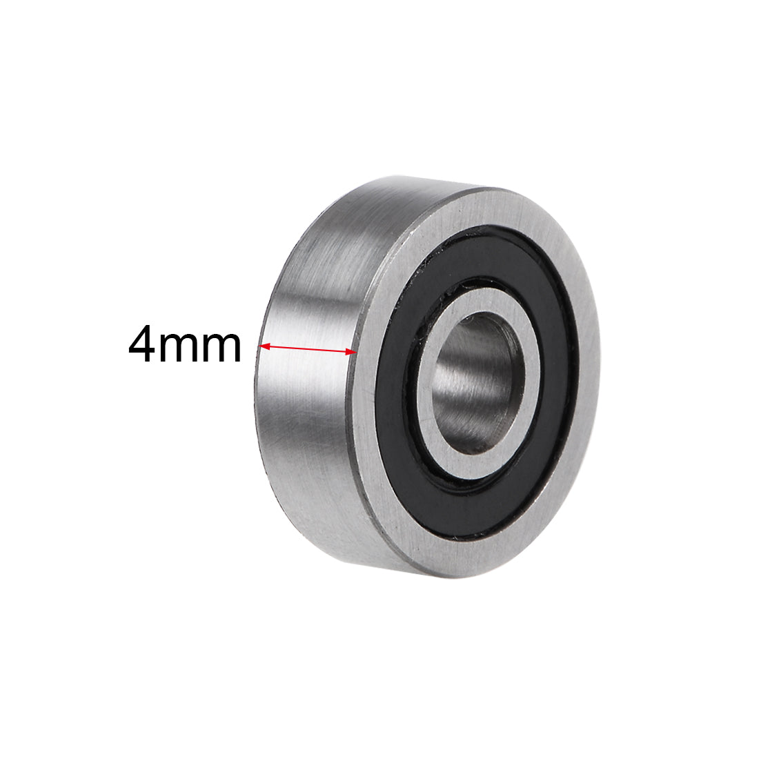 uxcell Uxcell Deep Groove Ball Bearings Z2 Double Sealed Chrome Steel Roller