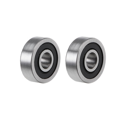 Harfington Uxcell Deep Groove Ball Bearings Z2 Double Sealed Chrome Steel Roller