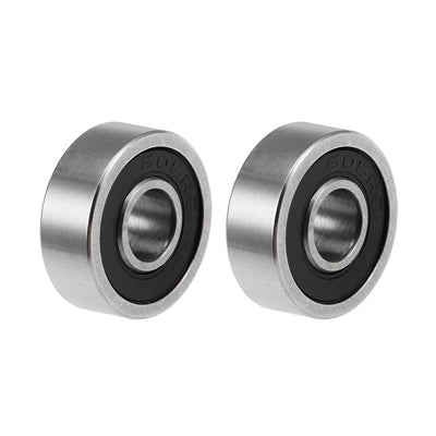 Harfington Uxcell Deep Groove Ball Bearings Z2 Double Sealed Chrome Steel Roller