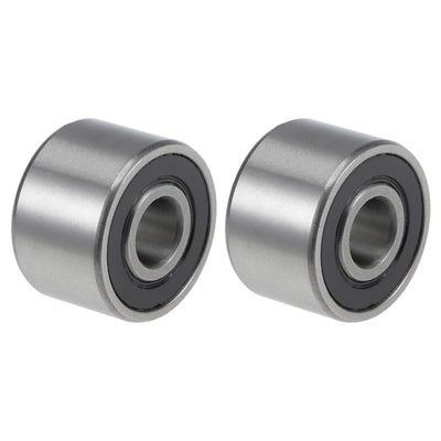 Harfington Uxcell Deep Groove Ball Bearings Z2 Double Sealed Chrome Steel Roller