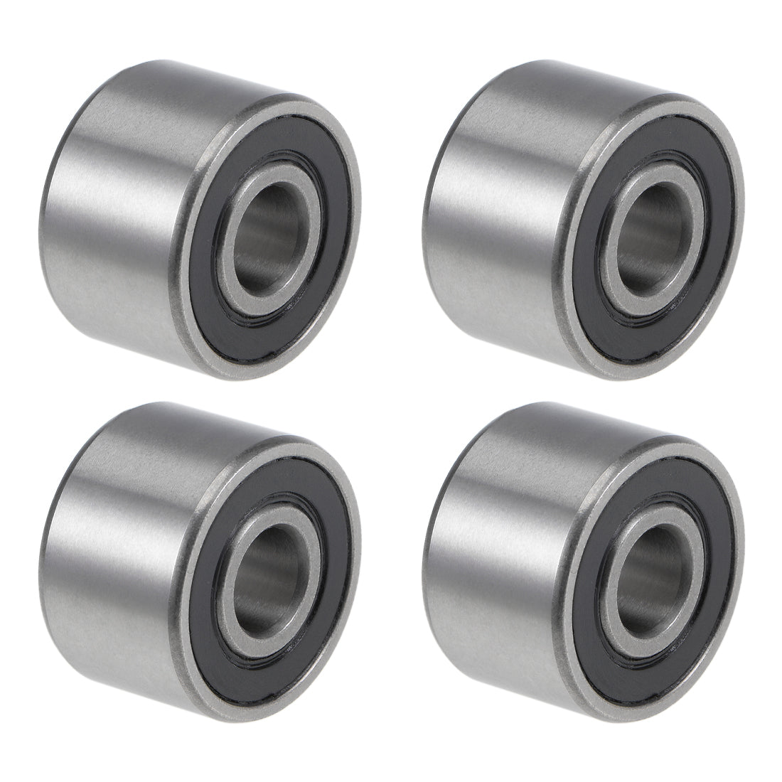 uxcell Uxcell Deep Groove Ball Bearing Metric Double Seal Chrome Steel ABEC1 Z2