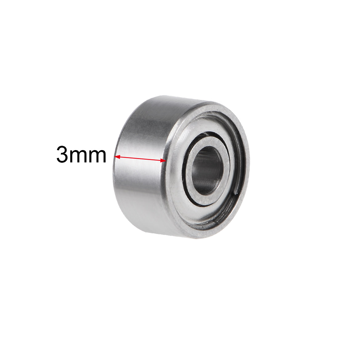 uxcell Uxcell Deep Groove Ball Bearings Z2 Double Shield Chrome Steel