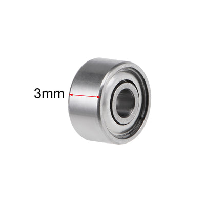 Harfington Uxcell Deep Groove Ball Bearings Z2 Double Shield Chrome Steel