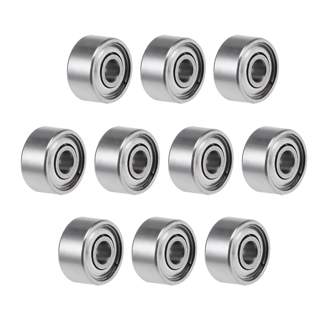 uxcell Uxcell Deep Groove Ball Bearings Z2 Double Shield Chrome Steel