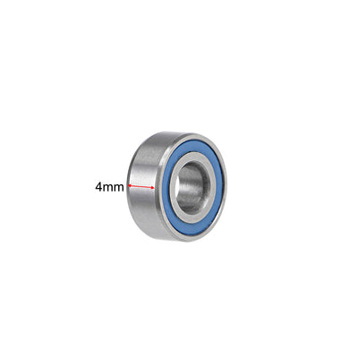 Harfington Uxcell Deep Groove Ball Bearings Metric Double Sealed Chrome Steel Blue P0 Z2