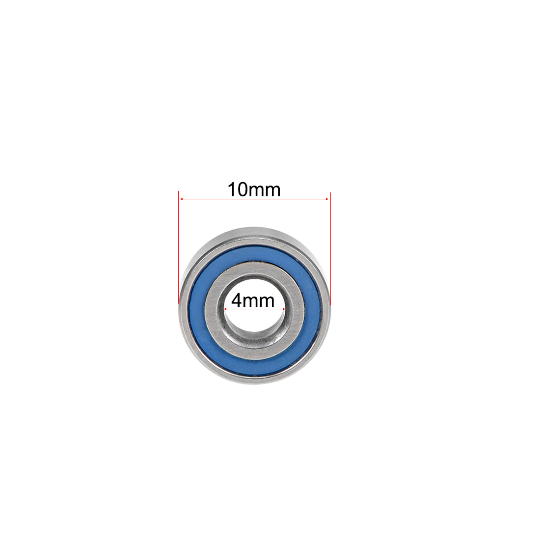 uxcell Uxcell Deep Groove Ball Bearings Metric Double Sealed Chrome Steel Blue P0 Z2