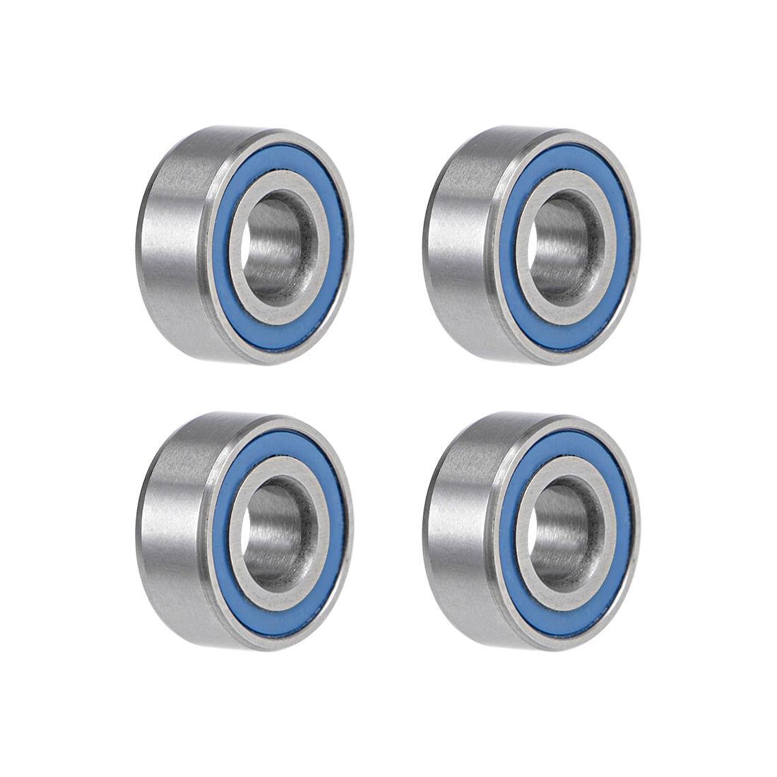 uxcell Uxcell Deep Groove Ball Bearings Metric Double Sealed Chrome Steel Blue P0 Z2