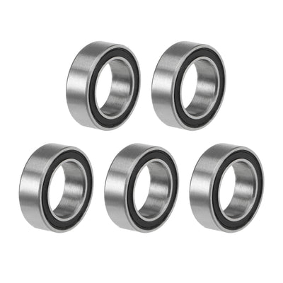 Harfington Uxcell Deep Groove Ball Bearing Metric Double Shielded Chrome Steel P0 Z2