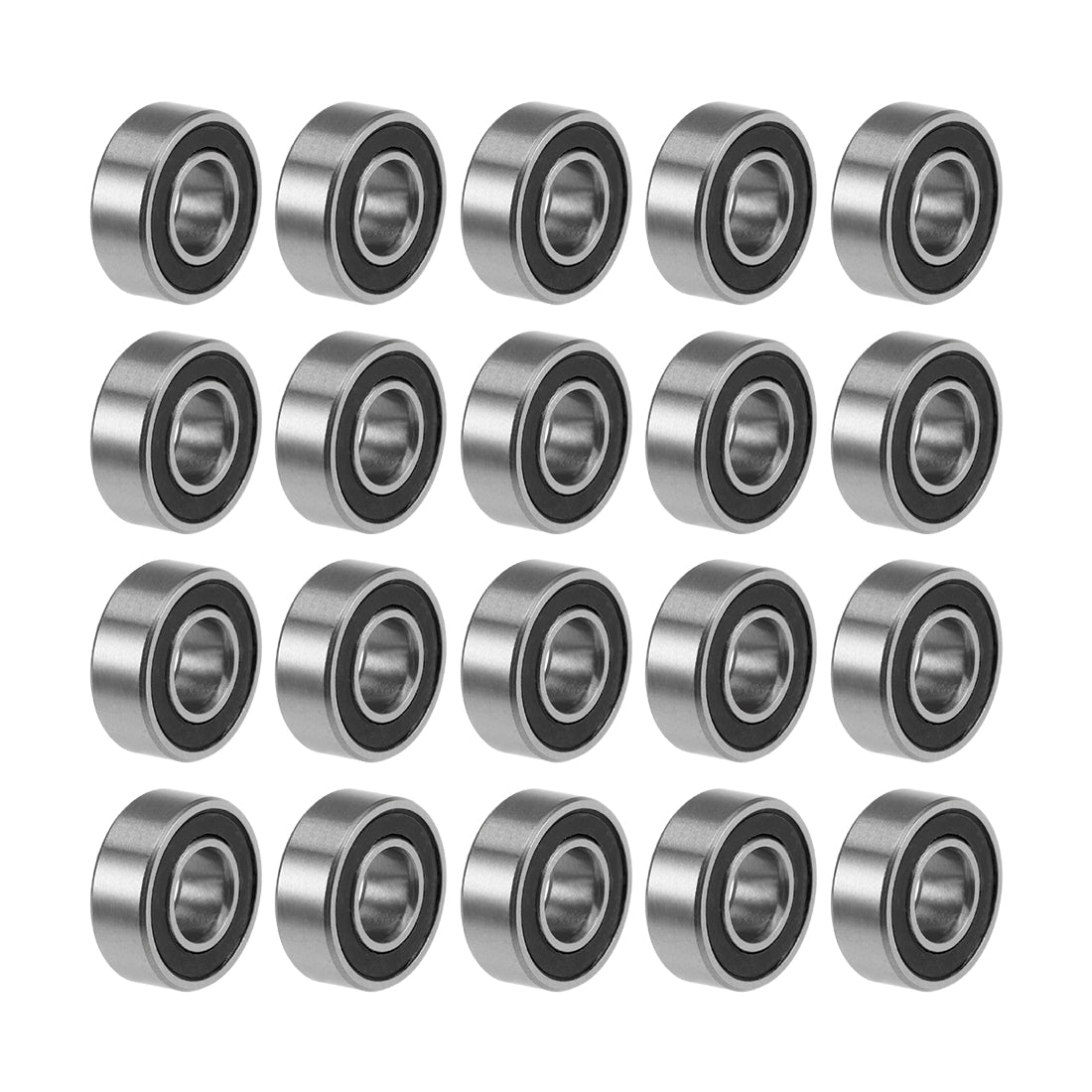 uxcell Uxcell Deep Groove Ball Bearings Metric Double Sealed Chrome Steel P0 Z2 Level