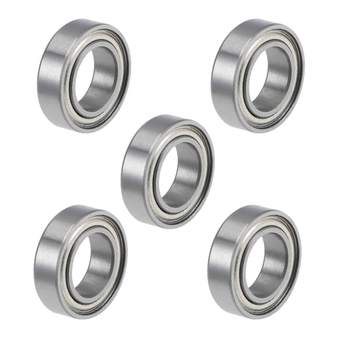 uxcell Uxcell MR148ZZ Ball Bearings Z2 8x14x4mm Double Shielded Chrome Steel 5pcs