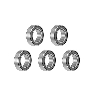 Harfington Uxcell Deep Groove Ball Bearing Metric Double Shielded Chrome Steel P0 Z2