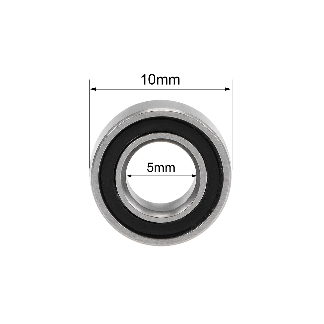 uxcell Uxcell Deep Groove Ball Bearings Metric Double Sealed Chrome Steel P0 Z2 Level