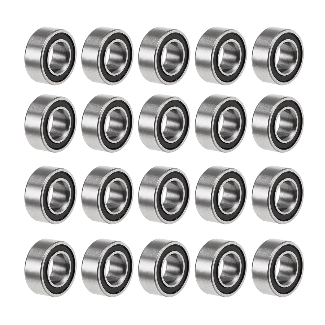 uxcell Uxcell Deep Groove Ball Bearings Metric Double Sealed Chrome Steel P0 Z2 Level