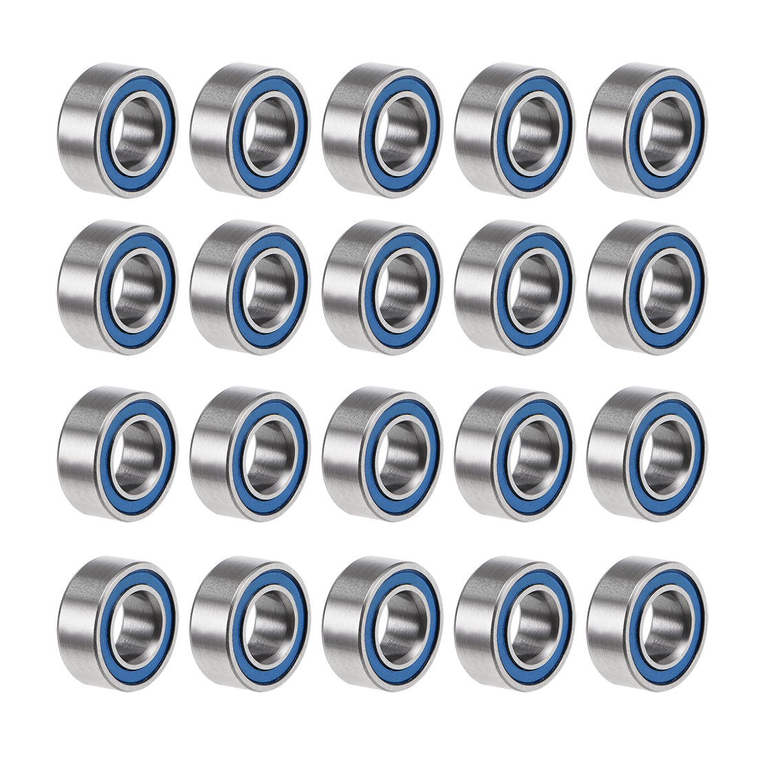 uxcell Uxcell Deep Groove Ball Bearings Metric Double Seal Chrome Steel P0 Z2