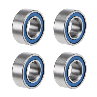 Harfington Uxcell Deep Groove Ball Bearings Metric Double Sealed Chrome Steel Blue P0 Z2