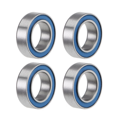 Harfington Uxcell Deep Groove Ball Bearings Metric Double Sealed Chrome Steel Blue P0 Z2