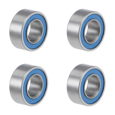 Harfington Uxcell Deep Groove Ball Bearings Metric Double Sealed Chrome Steel Blue P0 Z2