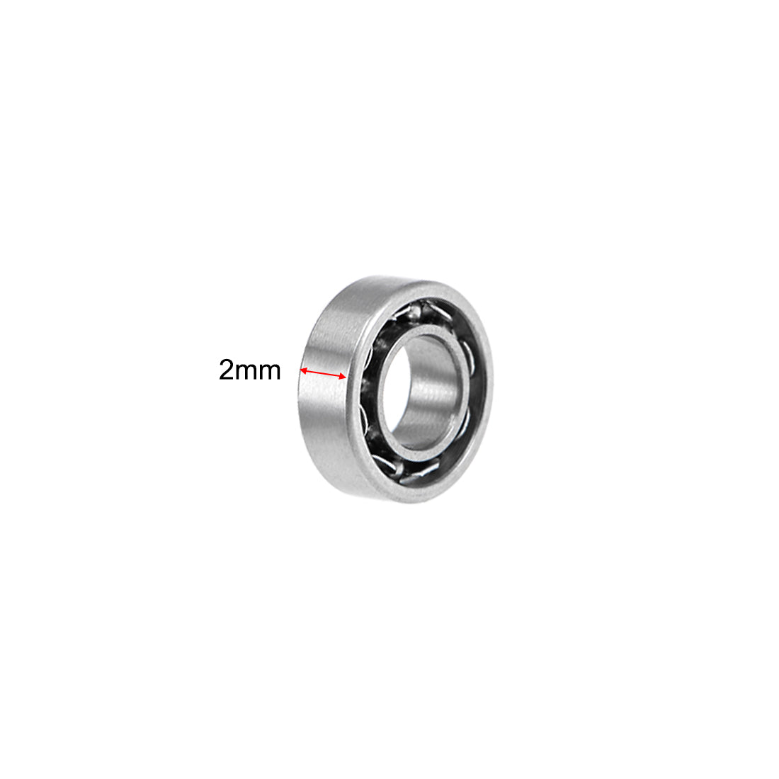 uxcell Uxcell Deep Groove Ball Bearings Metric Open Type Chrome Steel ABEC1 Z2