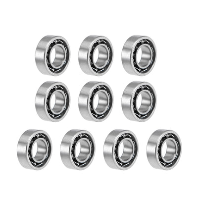 Harfington Uxcell Deep Groove Ball Bearings Metric Open Type Chrome Steel ABEC1 Z2