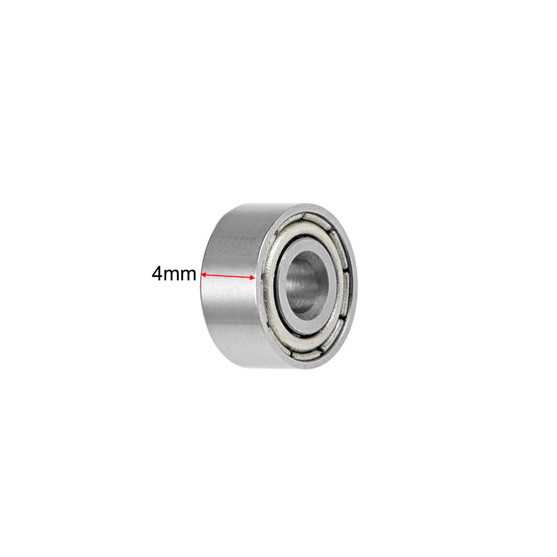 uxcell Uxcell Miniature Deep Groove Ball Bearing Double Shielded Chrome Steel