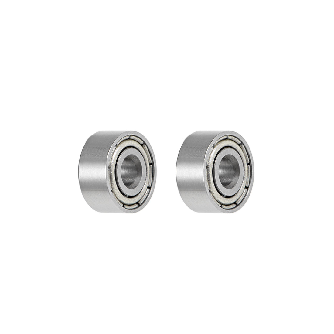 uxcell Uxcell Miniature Deep Groove Ball Bearing Double Shielded Chrome Steel