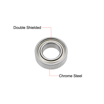 Harfington Ball Bearings Double Shielded Chrome Steel