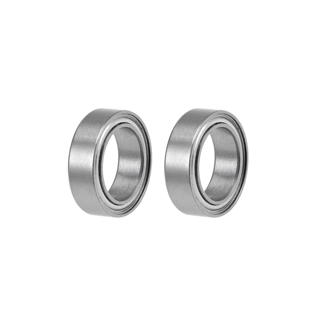 uxcell Uxcell Miniature Deep Groove Ball Bearing Double Shielded Chrome Steel