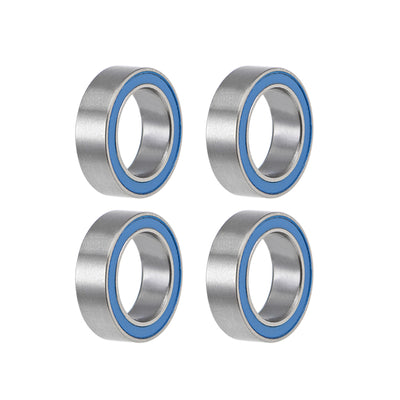 Harfington Uxcell Deep Groove Ball Bearings Metric Double Sealed Chrome Steel Blue P0 Z2