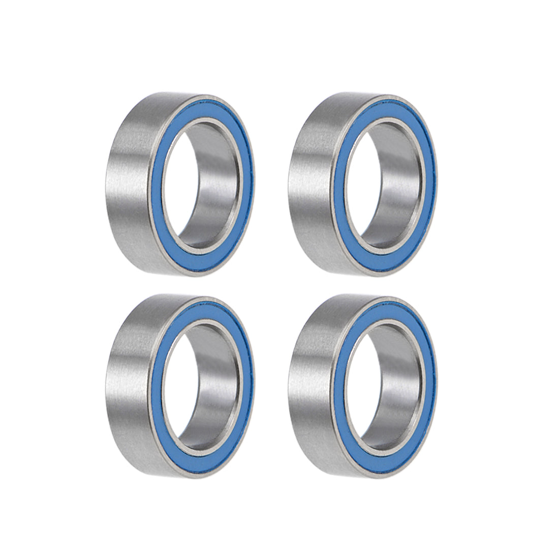 uxcell Uxcell Deep Groove Ball Bearings Metric Double Sealed Chrome Steel Blue P0 Z2