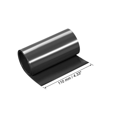 Harfington Uxcell PVC Heat Shrink Tube 110mm Flat Width Wrap