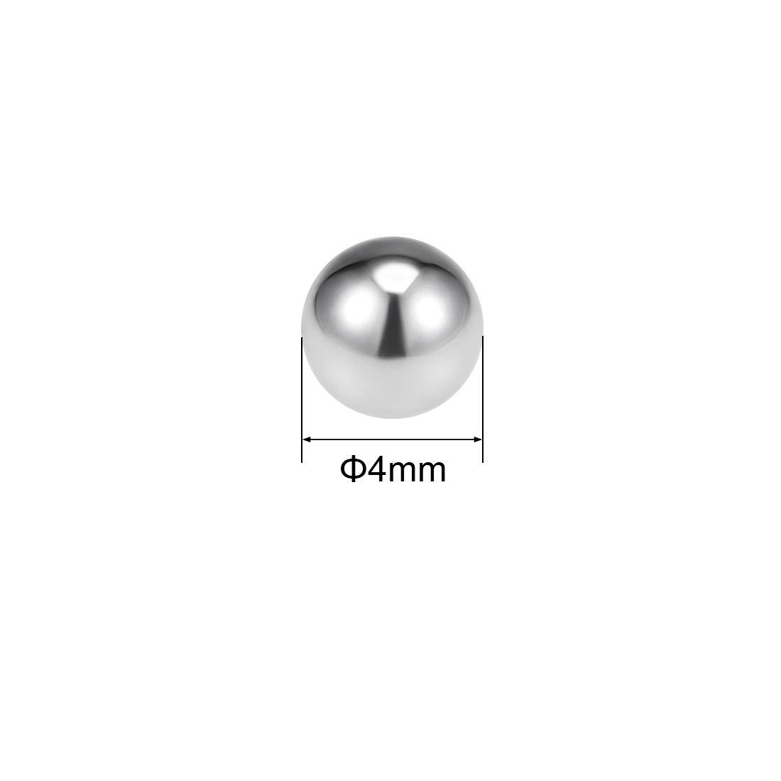 uxcell Uxcell Bearing Balls Metric 316L Stainless Steel G100 Precision Ball