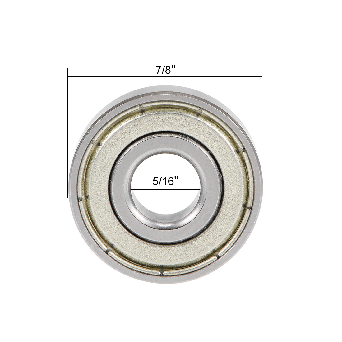 uxcell Uxcell Deep Groove Ball Bearing Double Shielded Z2 Bearings