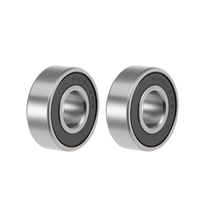 Harfington Uxcell Deep Groove Ball Bearings Inch Double Sealed Chrome Steel ABEC1