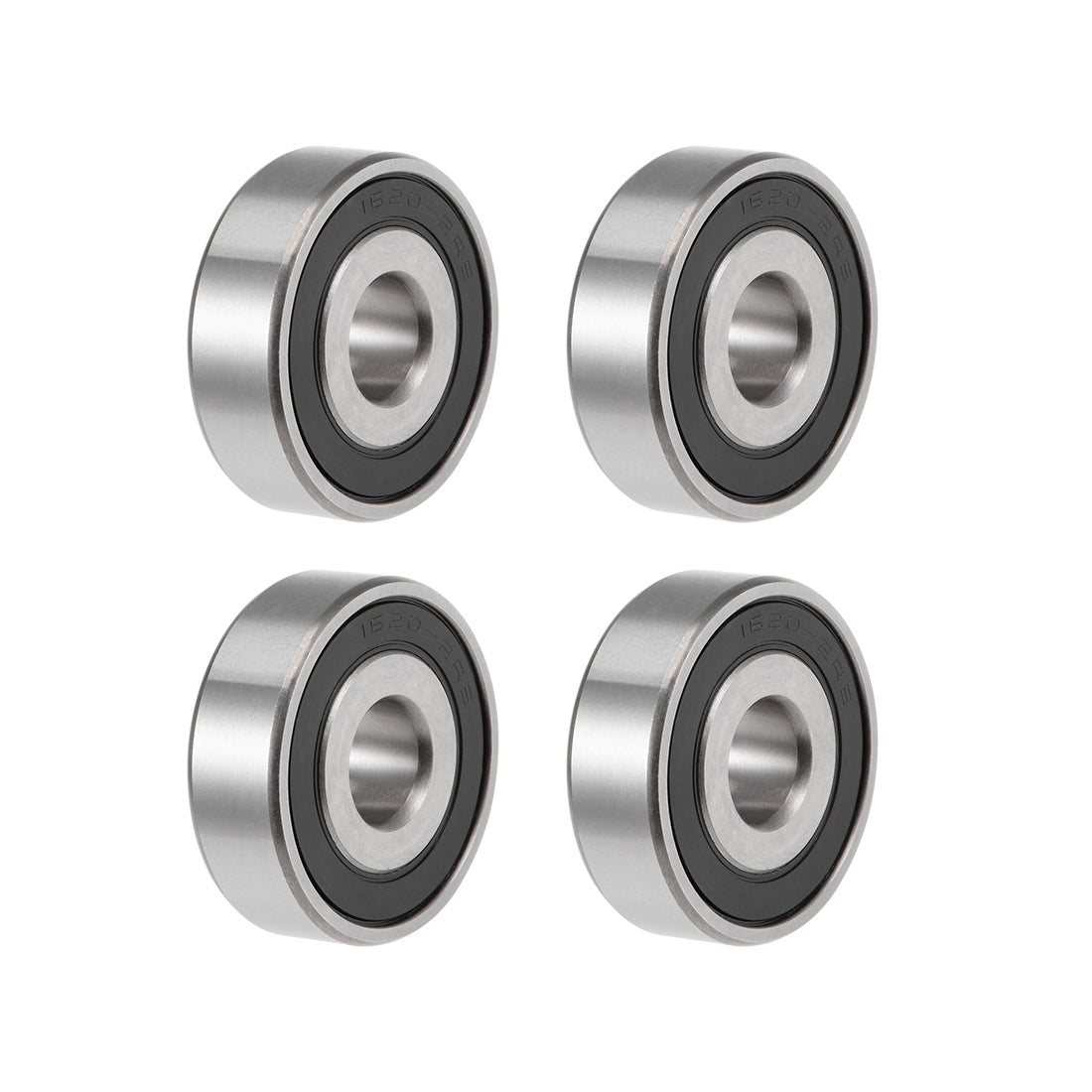 uxcell Uxcell Deep Groove Ball Bearings Double Sealed Chrome Steel ABEC1 Z2