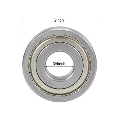 Harfington Uxcell Deep Groove Ball Bearings Z2 Double Shielded Chrome Steel Roller