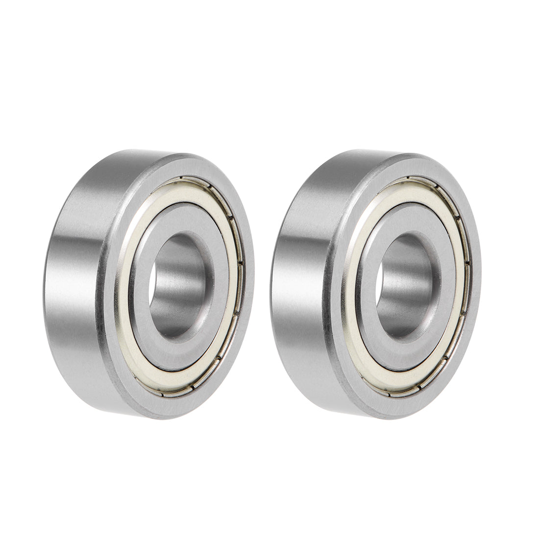 uxcell Uxcell Deep Groove Ball Bearings Z2 Double Shielded Chrome Steel Roller