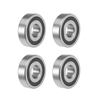 Harfington Uxcell Deep Groove Ball Bearings Double Sealed Chrome Steel ABEC1 Z2