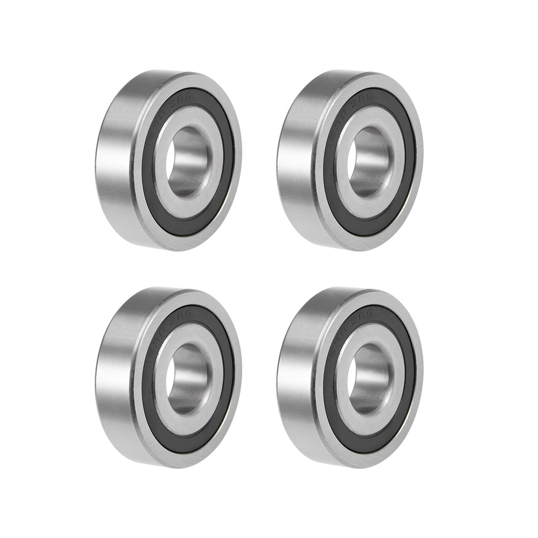 uxcell Uxcell Deep Groove Ball Bearings Double Sealed Chrome Steel ABEC1 Z2