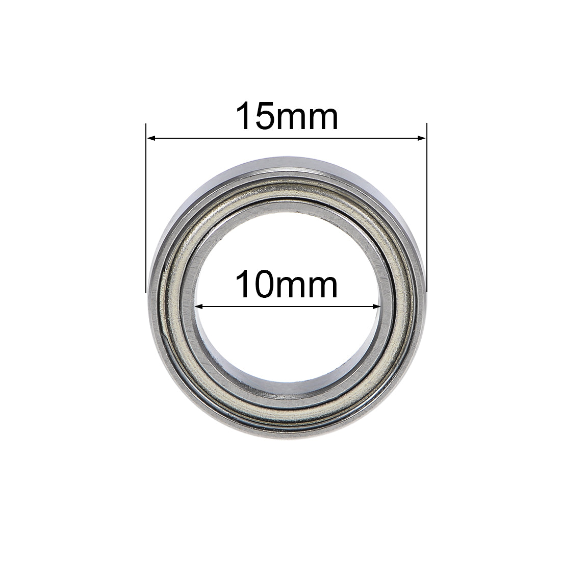 uxcell Uxcell Deep Groove Ball Bearings Thin Section Double Shielded Chrome Steel ABEC1